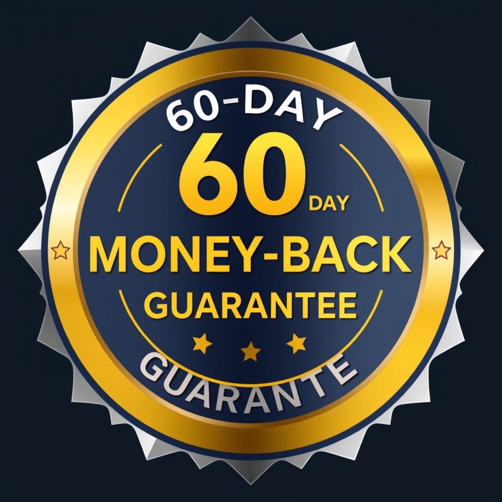 60-day money-back guarantee seal for ProDentim