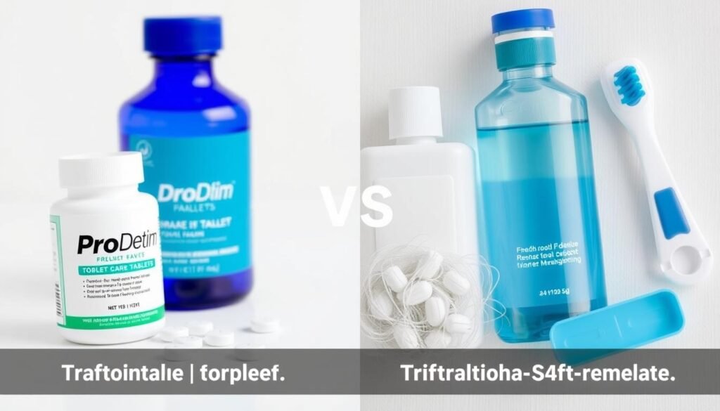 Comparison between ProDentim and traditional oral care products