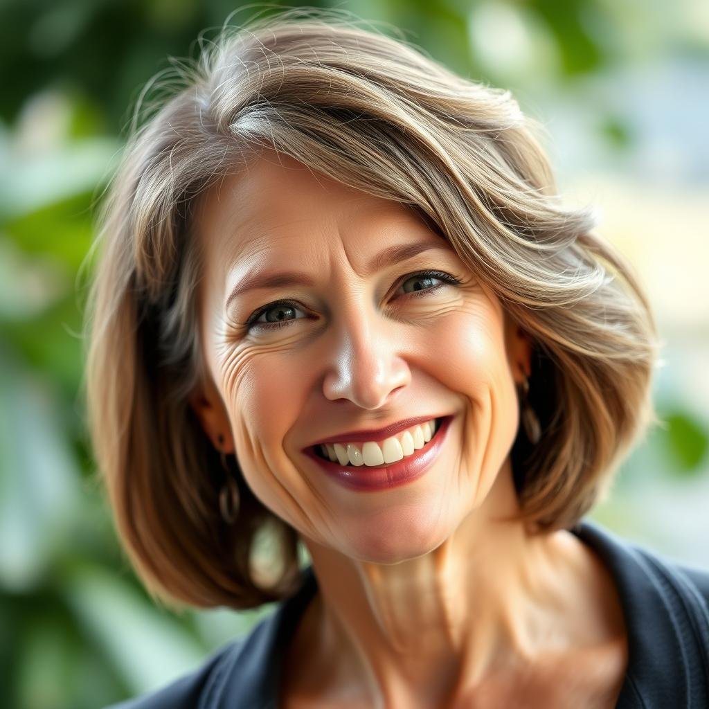 Happy woman smiling after using ProDentim Oral Probiotic Happy woman smiling after using ProDentim Oral Probiotic