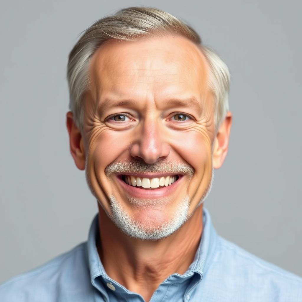 Middle-aged man smiling - Michael H.