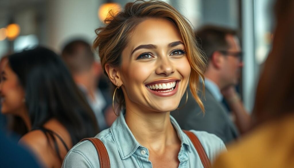 Person smiling confidently after using ProDentim for fresh breath