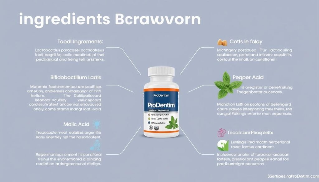 ProDentim probiotic review showing detailed breakdown of key ingredients