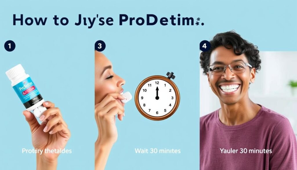 Step-by-step guide on how to use ProDentim probiotic